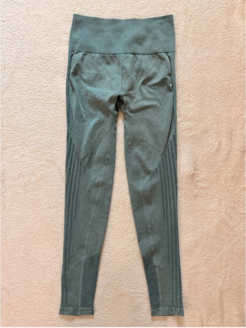 Fabletics Seamless Leggings Size M Green